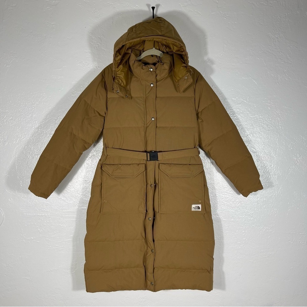 The North Face Sierra Long Down Parka - Utility Brown - Size - Large 450 - Picture 3 of 15